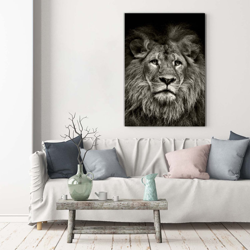 Lion - Wrapped Canvas Print