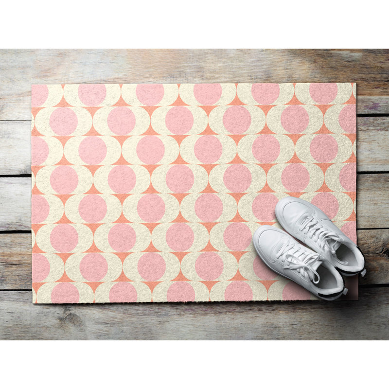 Non-Slip Geometric Outdoor Doormat