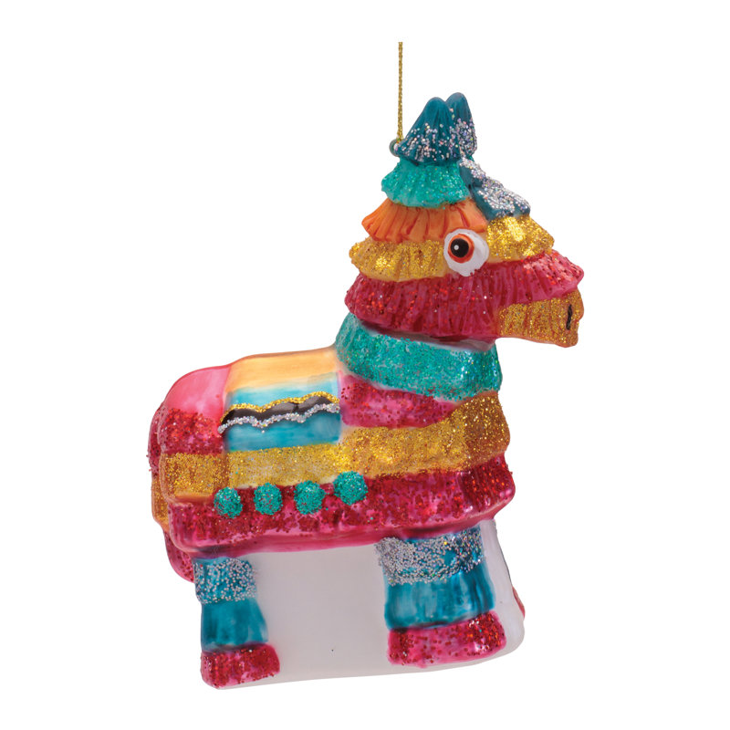 Ornements en verre de pinata (ensemble de 6)