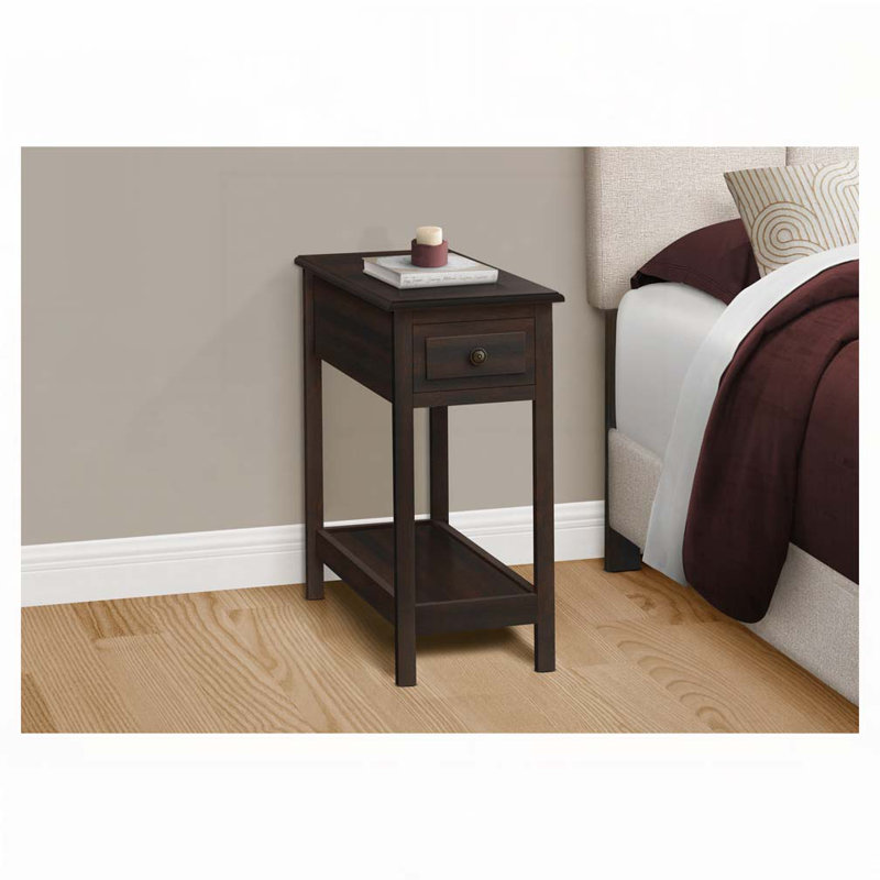 Table d'appoint avec rangement, table de bout, table d'appoint et table de chevet