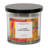 Decorative Glass Bombshell Scented Candle - Modern Candle for Bedroom, Coffee Table, Bookshelf, and Living Room Decor - 4", Orange & Yellow