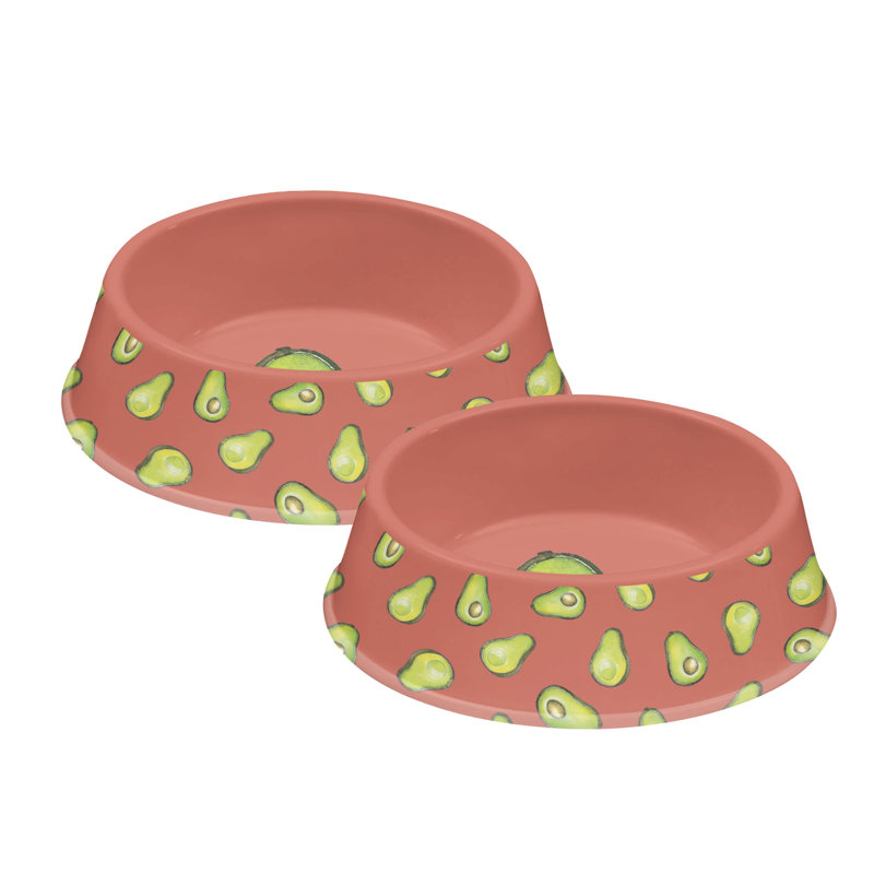 Bol amusant en mélamine avec avocat, Moyen (4 tasses / 32 oz de liquide), 2,4 po