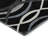Premium Machine Washable Prisco Black Rug-321016954