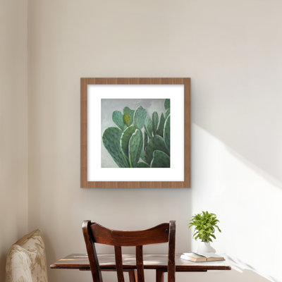 Paddle cactus | Reproduction encadrée pour chambre à coucher hyperréaliste