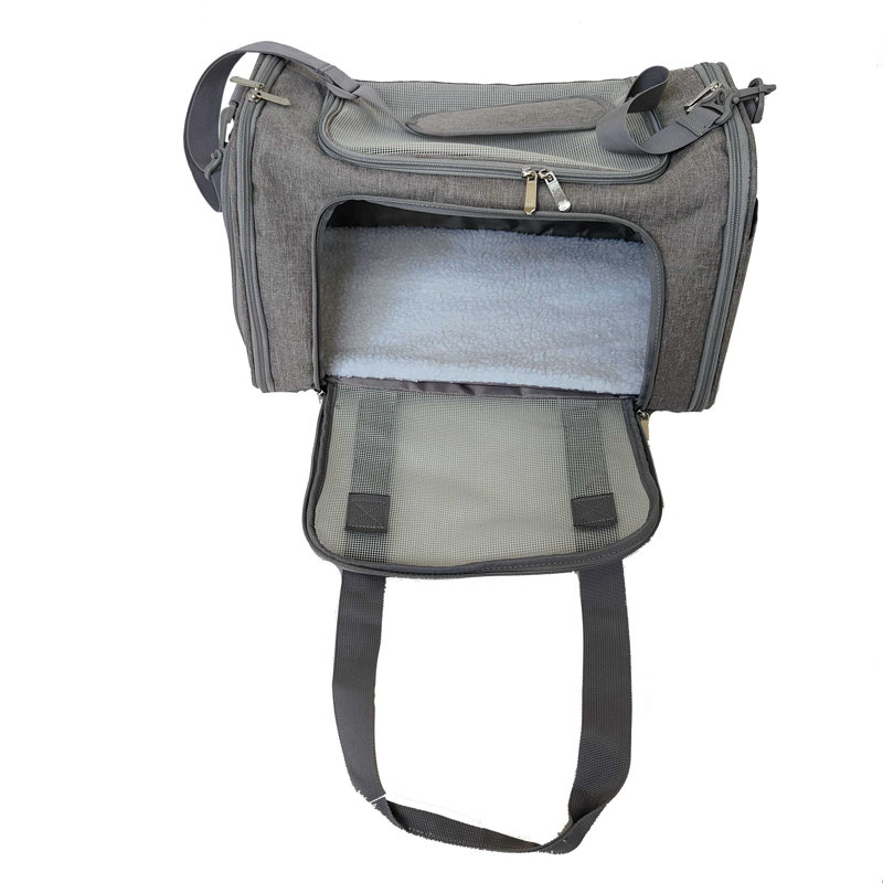 Ianthe Collapsible Pet Carrier, Grey