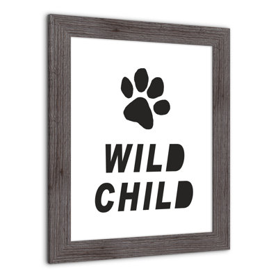 «Wild Child», art encadré simple