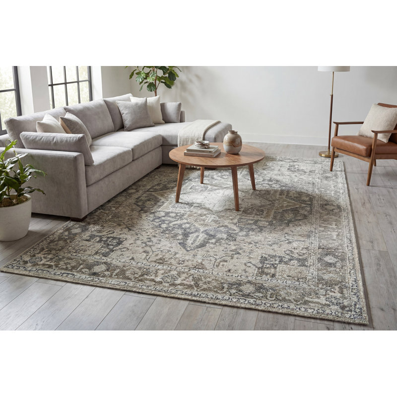 Stefano 15706-889 Beige / taupe / gris, Rectangulaire 8 pi x 10 pi