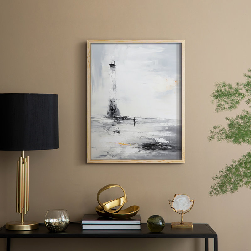 NAUTICAL Series DVI, reproduction encadrée - bois massif, H 11 po x l 9 po