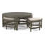 Table basse en rotin avec bancs Raffles-71441851-71441875