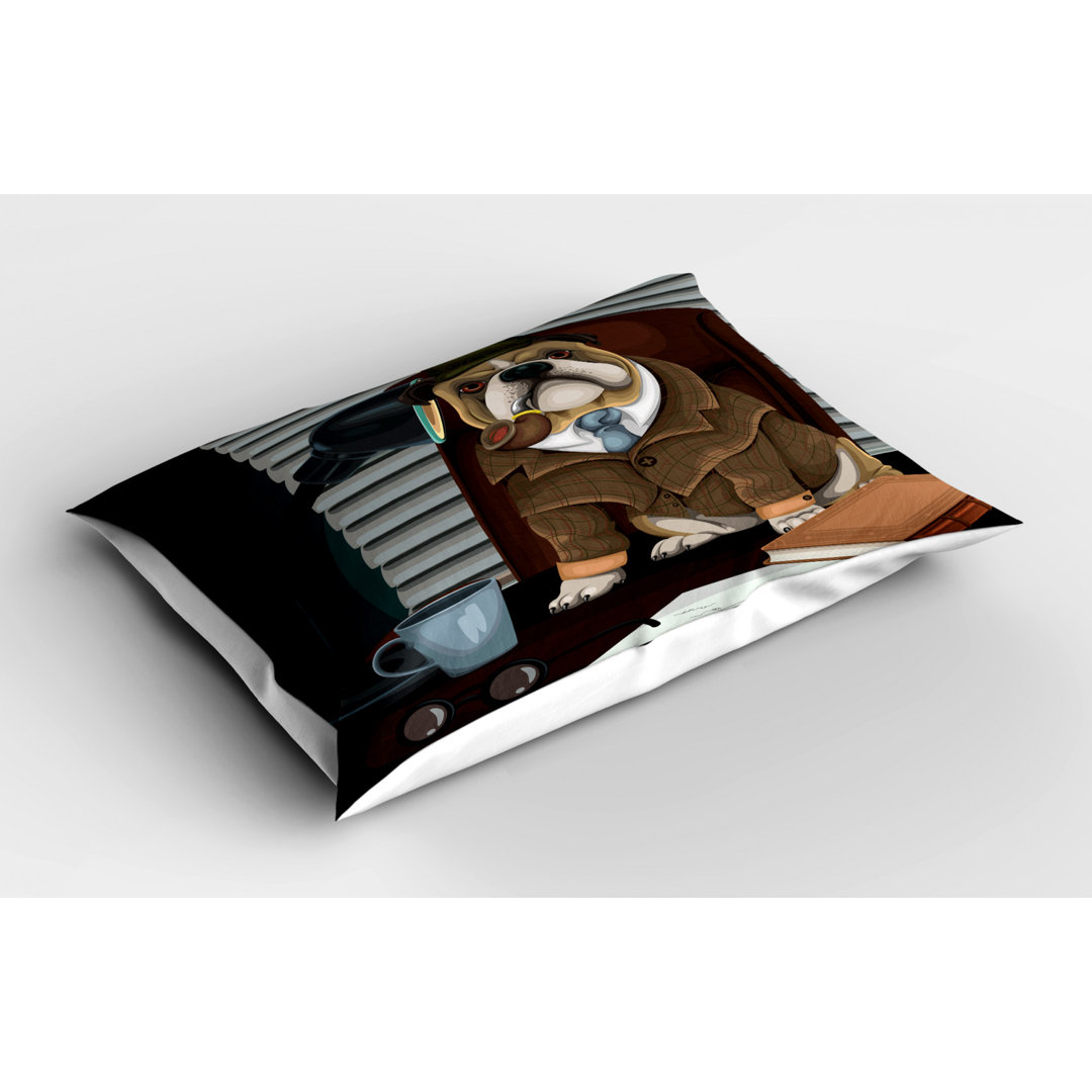 English Polyester Sham Set Ambesonne