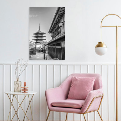 Dashiell Contemporary Art Abstract Contemporary Architecture City Wall Art - Wrapped Canvas Print