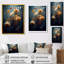 «Dreamy Spring Flowers Vintage Blue - Wildflowers», art mural-968674508-968674500