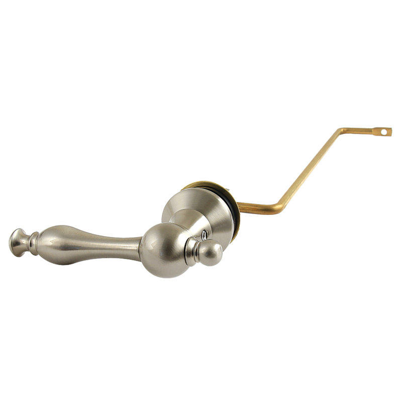 Kingston Brass Naples Side Mount Toilet Tank Lever, Brushed Nickel