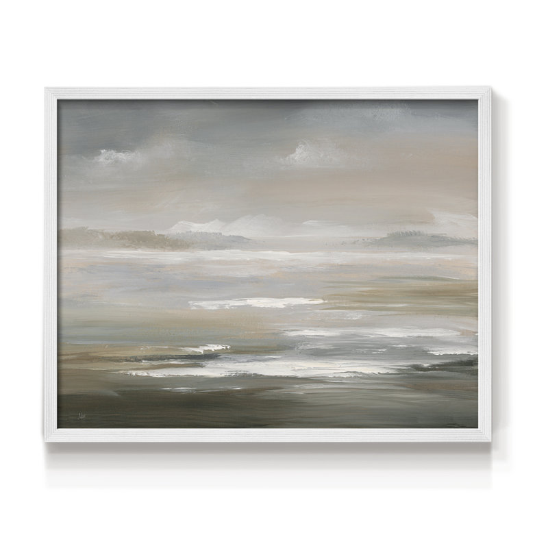 Edge of Infinity - Imprimé encadré - réversible, H 11 po x l 14 po, Blanc
