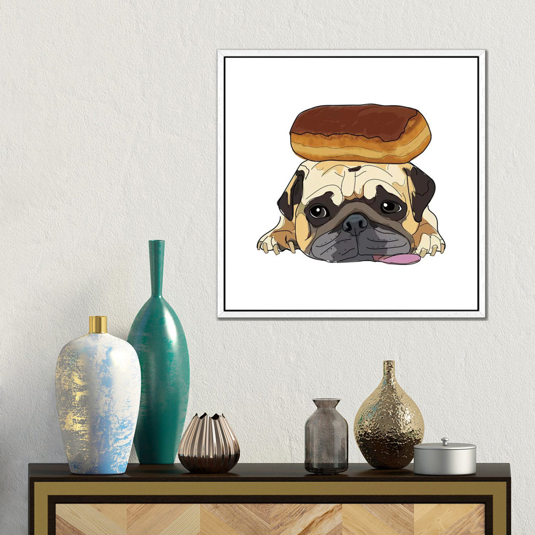 Maple Bar Dog von Sketch And Paws - Gallery-Wrapped Canvas Giclée on Canvas