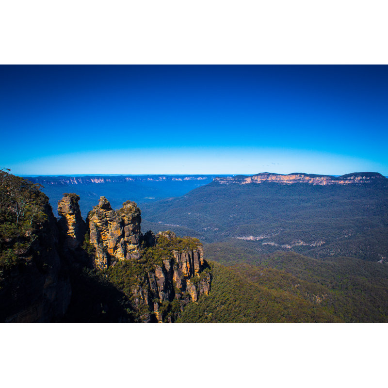Three Sisters Blue Mountains National Park Australia - Wrapped Canvas Print, 30cm H x 46cm W
