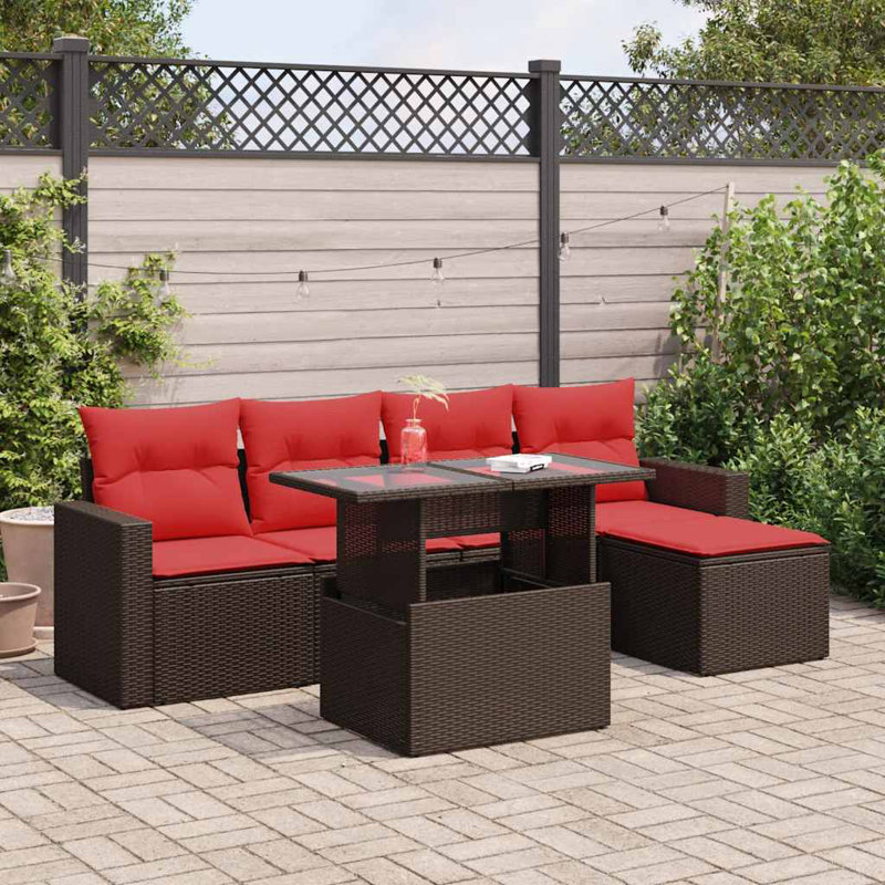 55cm Wide Patio Sofa with Cushions