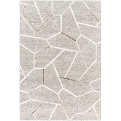Avielle Handmade Medium Gray Rug