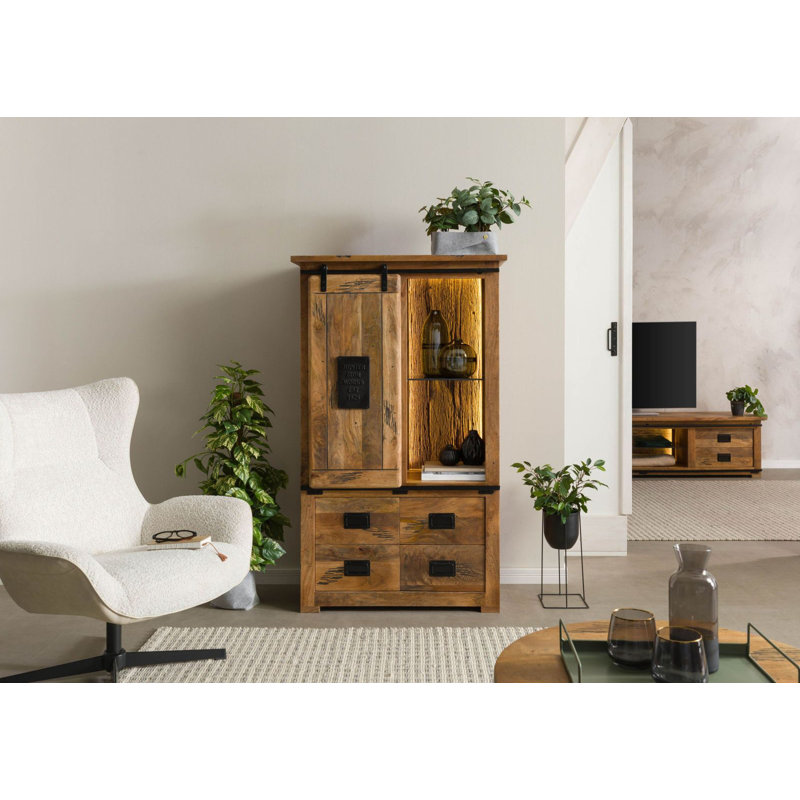 RAILWAY LUX Solid Wood Wardrobe