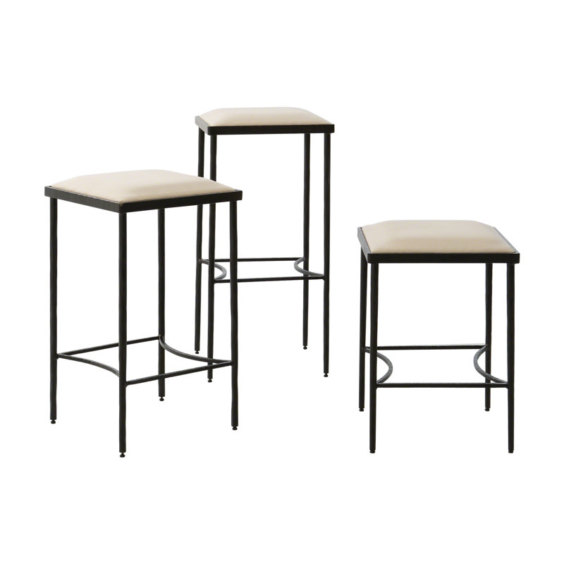 Hammered Stool, Bar Stool (31” Seat Height)
