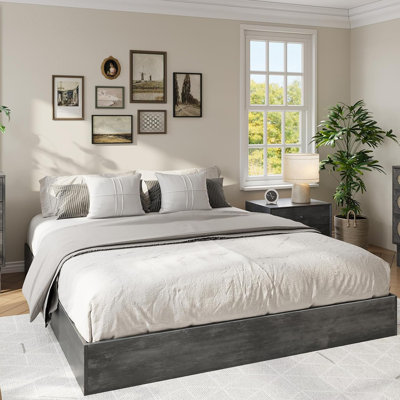 Lit plateforme Wood