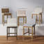 Tabouret de comptoir exposé avec pieds en bois massif, ensemble de 2-1602934075-1593326193-1593326195