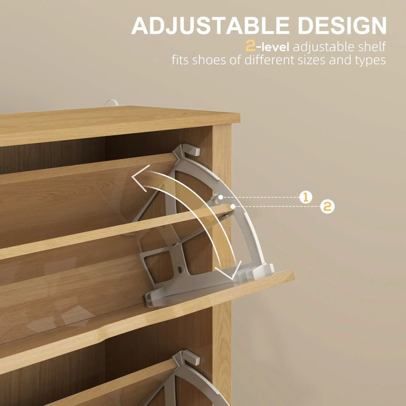 10 Pair Shoe Storage Cabinet