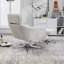 Fauteuil pivotant avec repose-pieds pour le salon
