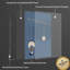 Luxueux aluminium encadré, ensemble de 3 reproductions d'art encadrées sur toile-2082658314-2082658318