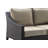 Serta Tahoe Outdoor Loveseat, Brown Wicker