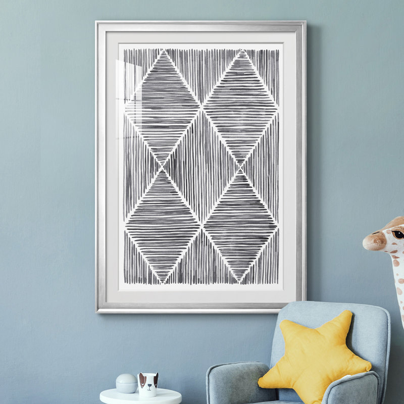 Vibrato III, reproduction encadrée de qualité supérieure - prête à être accrochée, H 36,5 po x l 26,5 po x P 1 po