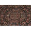 Tapis oriental en laine rose ovale fabriqué à la main et noué à la main de 8 pi 1 po x 8 pi 3 po Bellwood