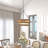 Inlight 18" Rustic and Industrial Design Farmhouse 3-Light Pendant for Kitchen Island, IN-0335-3-WD