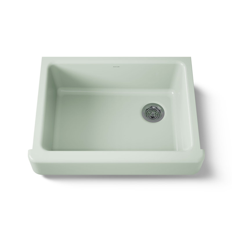 Whitehaven 30" L x 22" W Farmhouse Kitchen Sink, Aspen Green