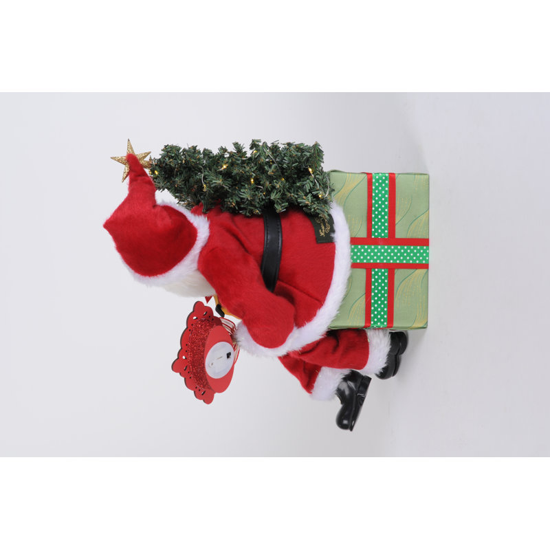 Lighted Merry Christmas Santa