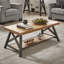 Table basse à tréteaux avec rangement Isakson-23263912