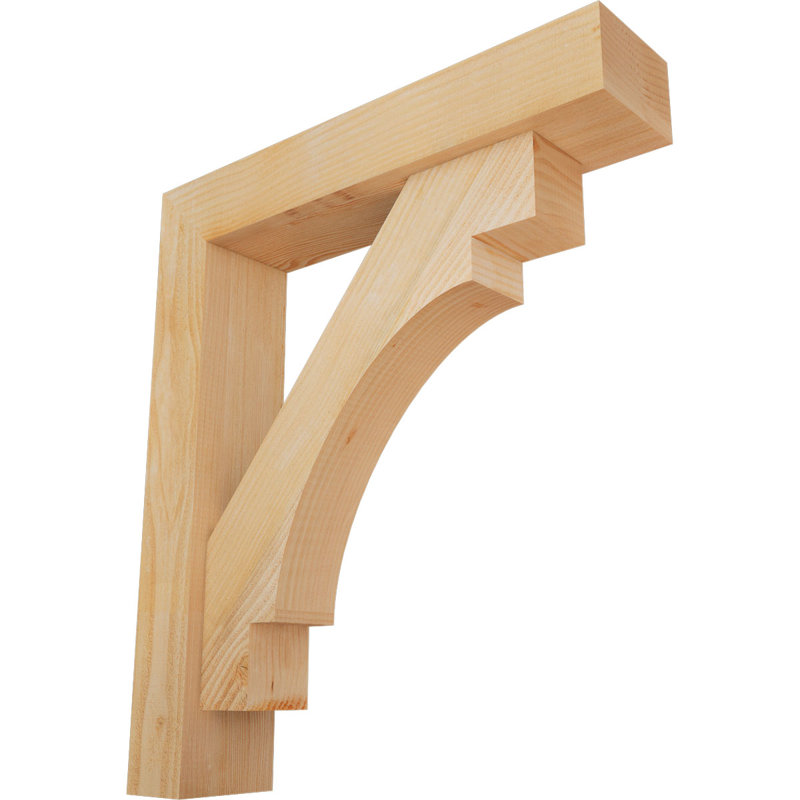 Support Merced Block avec support décalé, 32 x 28, Sapin Douglas de l 6 po (scié brut)