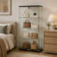 32.17 " W Glass Curio Cabinet