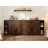 Glenford 82.7"W Large Modern Farmhouse Accent Cabinet With Barn Doors & Drawers, Scratch-Resistant Tree Bark Finish-1604106288
