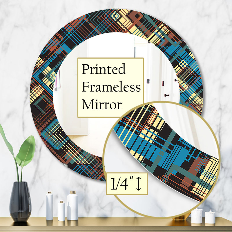 Miroir mural Obsidian Impressions 9, H 31,5 po x l po