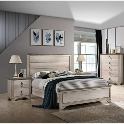 Commode à 5 tiroirs en bois flotté vieilli de style chalet 1 pièce PC