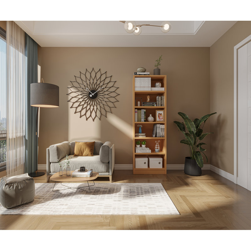 Troche 181.7cm H x 60.2cm W Bookcase, Beech