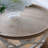 23" Large Distressed White Side Table