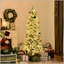 Sapin de Noël artificiel enneigé 6 pi avec des branches réalistes, 250 lumières DEL et 462 pointes