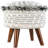 Solid Wood Accent Stool