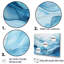 «White and Blue Glacier Charm», reproduction d'art sur toile-108314420-108314423