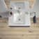 Starck 3 Ceramic Square Undermount Bathroom Sink with Overflow