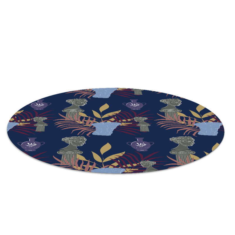 Kadarrius Hard Floor Straight Round Chair Mat