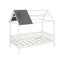 Lit simple en bois en forme de maison-1767263669