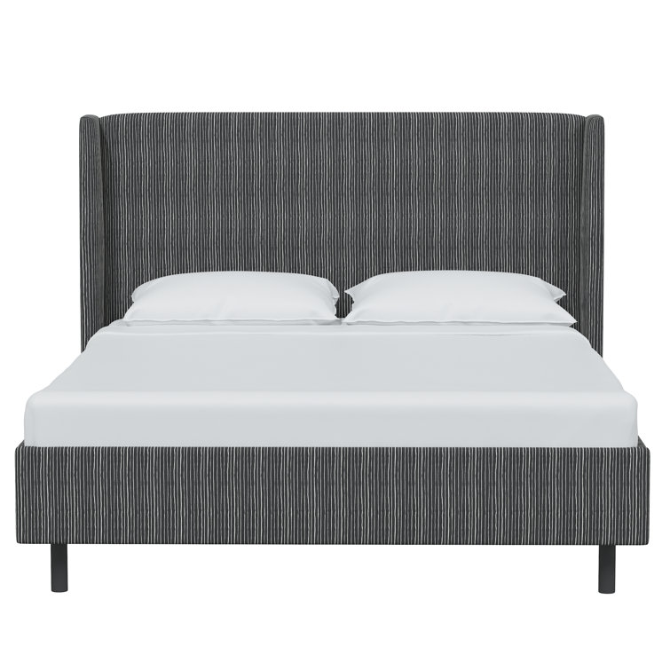 Lapa Upholstered Wingback Bed
